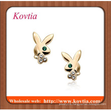 Buy earring online cute alloy rabbit stud earring fine jewellery